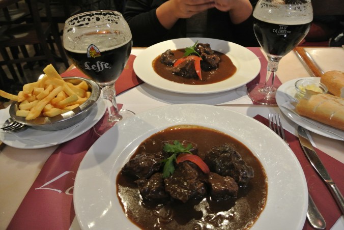 Carbonnades Flamandes à la Leffe Brune, Frites 