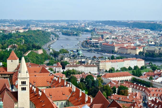 Another view from the Great South Tower of St Vitus Cathedral
