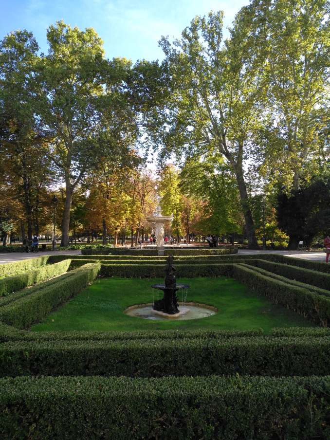 El Retiro Park in Madrid, Spain